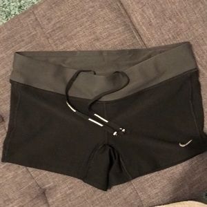 Nike black dri-fit running shorts